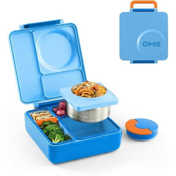 Kids bento lunch box insulated leakproof with hot and cold food compartments - Picture 7 of 7